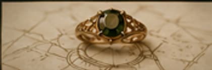 Gemstone ring on a custom jewelry design sketch